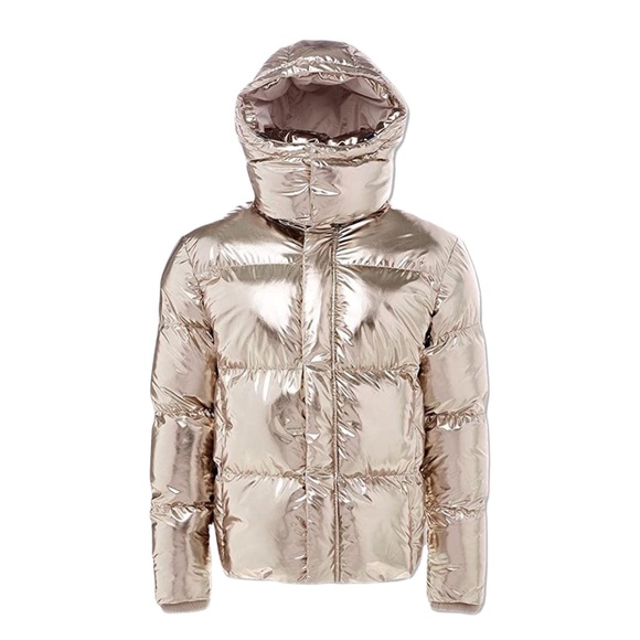 JORDAN CRAIG Men’s Toronto Bubble Jacket in Gold - Picture 9 of 11